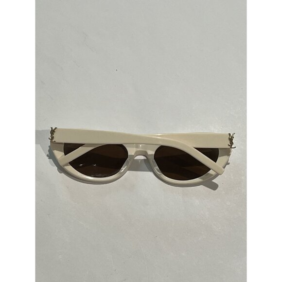 Saint Laurent Sunglasses in Ivory Style SLM115 - Picture 3 of 5